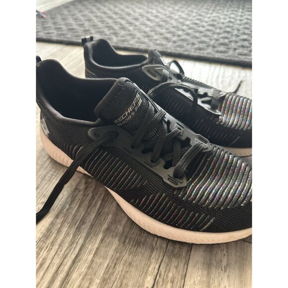 Skechers Bobs Squad Shoes Women Size 7 Running Jogging Casual Athleisure Sneaker - Picture 3 of 9